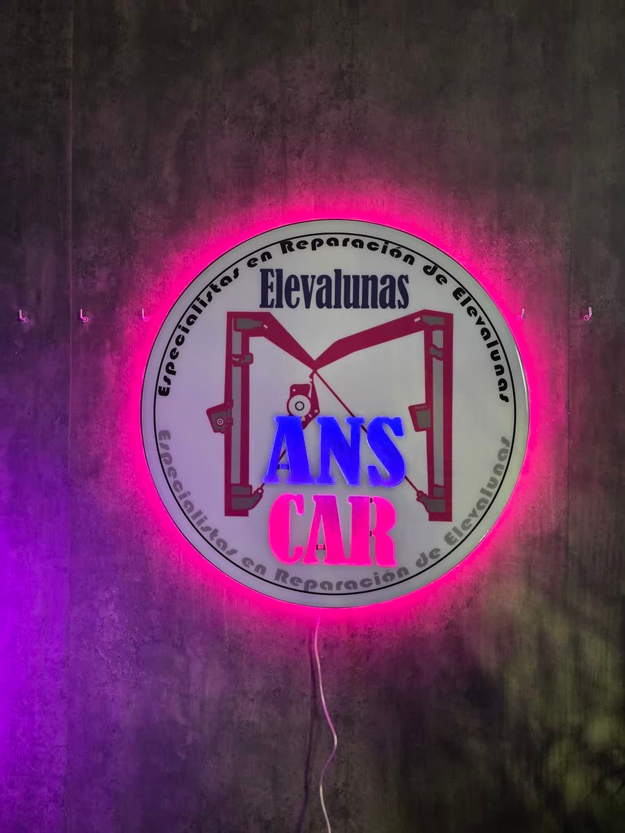 Logo de neón LED de ANS Car