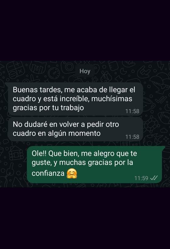 Reseña de cliente de Fotoneocuadro