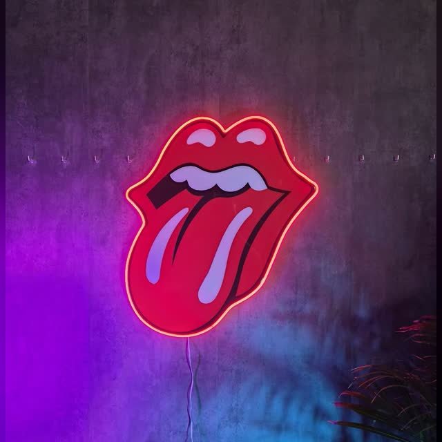 Cuadro silueta del logo de un grupo de música
